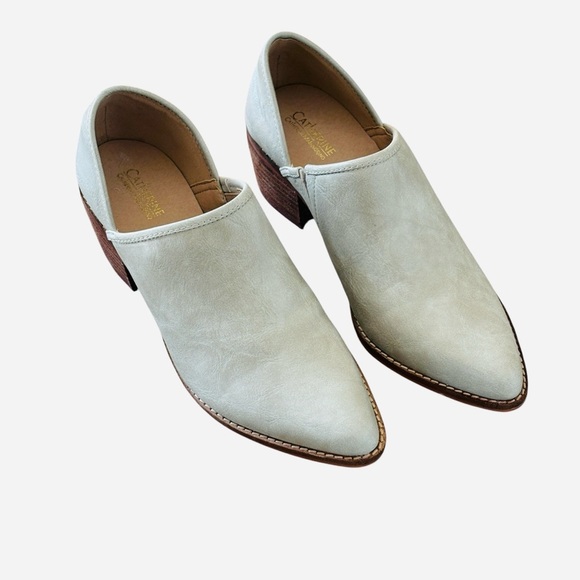 Catherine Malandrino Roxie Ankle Boot Booties Ice Size 8.5 - Picture 4 of 9